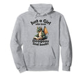 Just Who Loves Dragons And Books Hoodie - Streetwear Style Unisex - T-Shirt, Sweatshirt, Hoodie