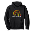 Progress Over Perfection Rainbow Leopard Hoodie - Unique Graphic Unisex - T-Shirt, Sweatshirt, Hoodie