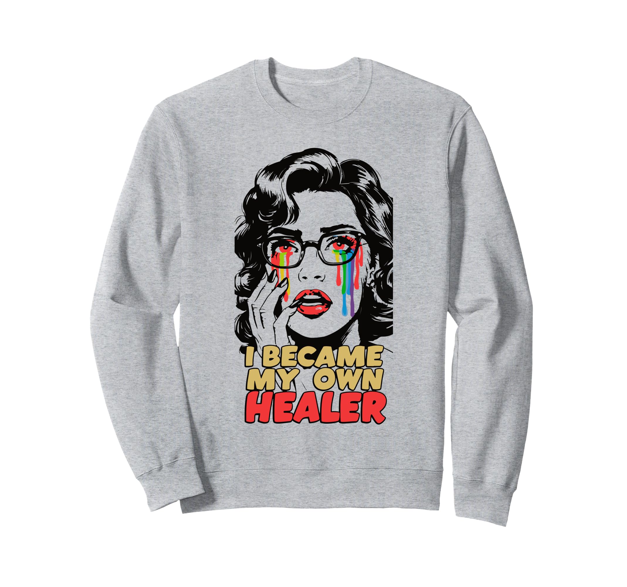 Mental Health Empowerment Self Sweatshirt - Aesthetic Graphic for Adults - T-Shirt, Sweatshirt, Hoodie