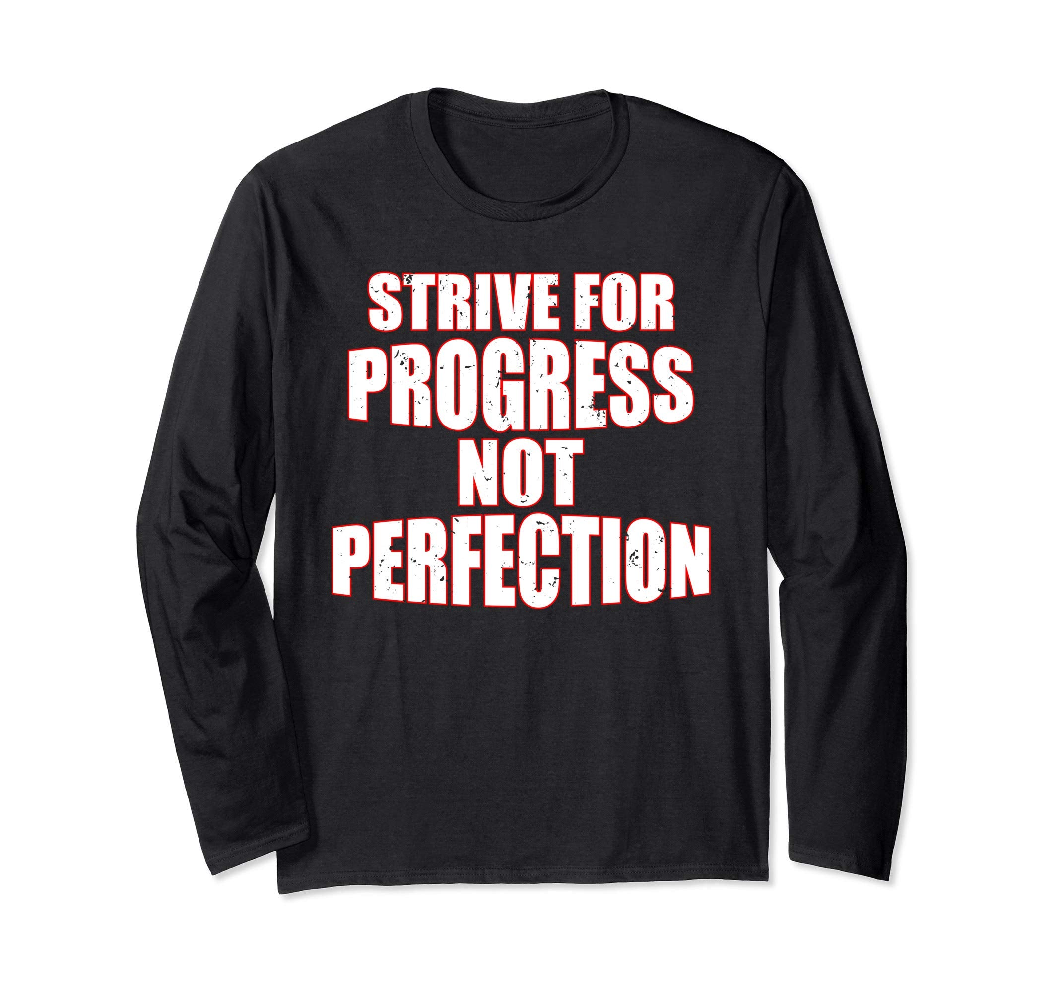 Strive Progress Not Perfection T-Shirt - Aesthetic Graphic Unisex - T-Shirt, Sweatshirt, Hoodie