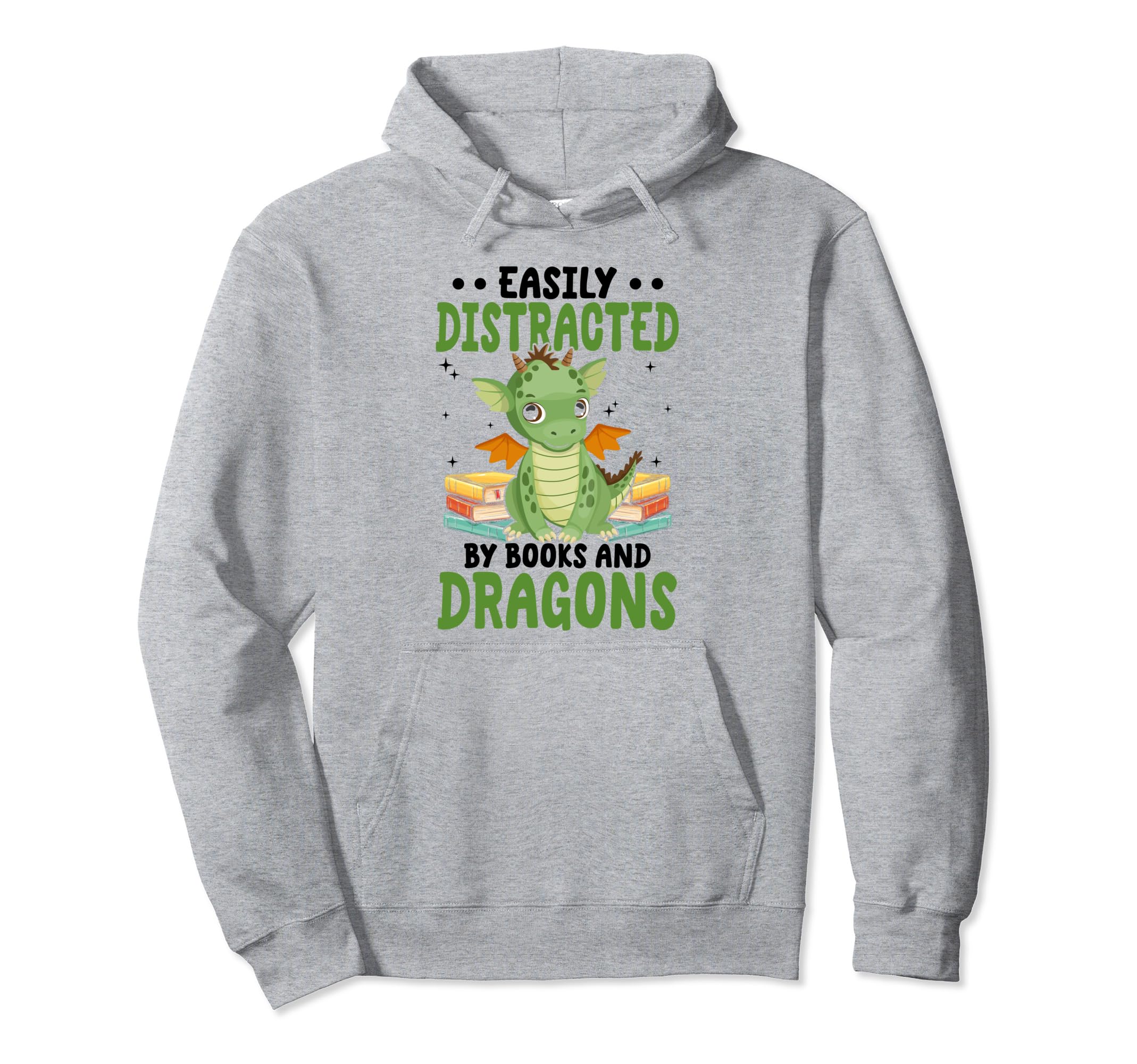 Book Nerd Easily Distracted Books Hoodie - Streetwear Style for Adults - T-Shirt, Sweatshirt, Hoodie