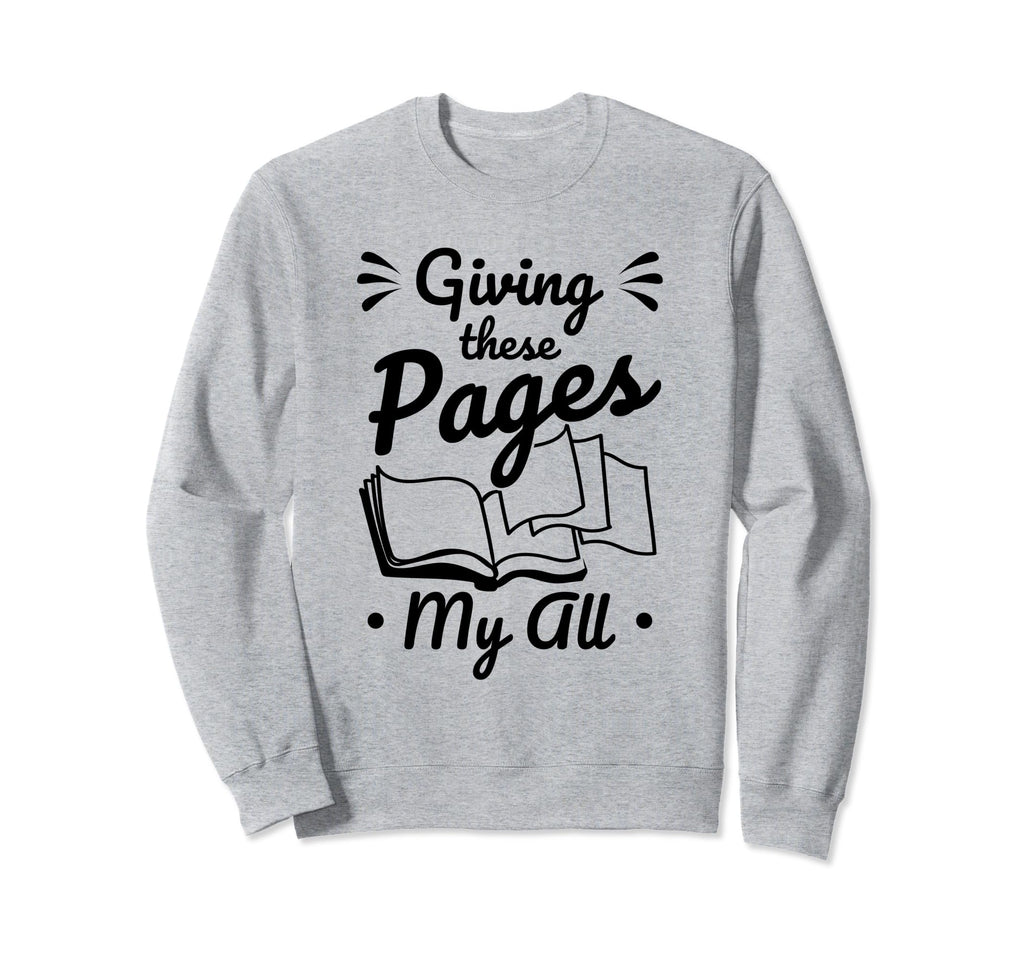 Authors Aspiring Writers Sweatshirt - Minimalist Print for Adults - T-Shirt, Sweatshirt, Hoodie