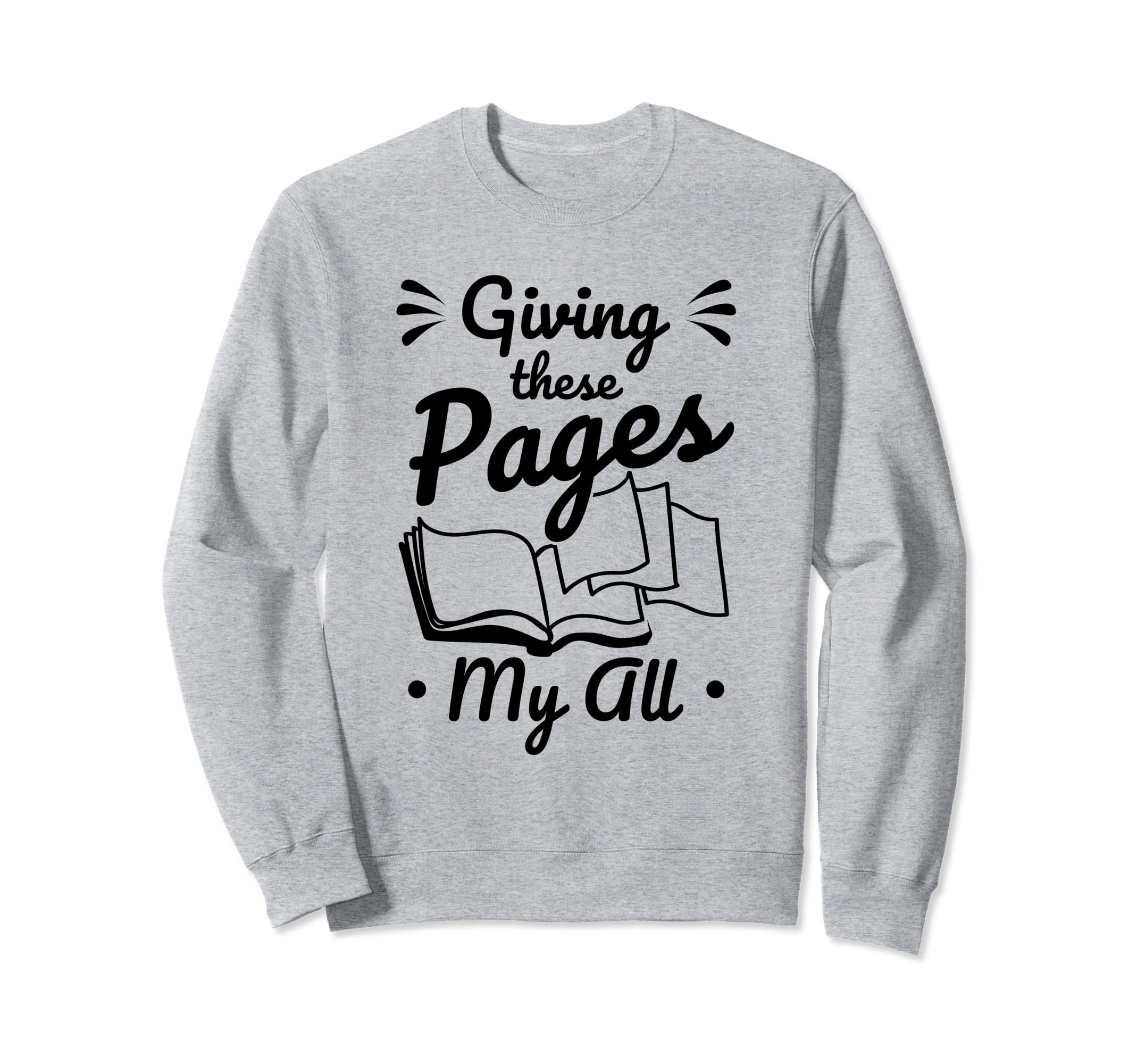 Authors Aspiring Writers Sweatshirt - Minimalist Print for Adults - T-Shirt, Sweatshirt, Hoodie