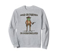 Hold Partner Im Overstimulated Frog Sweatshirt - Minimalist Print Unisex - T-Shirt, Sweatshirt, Hoodie