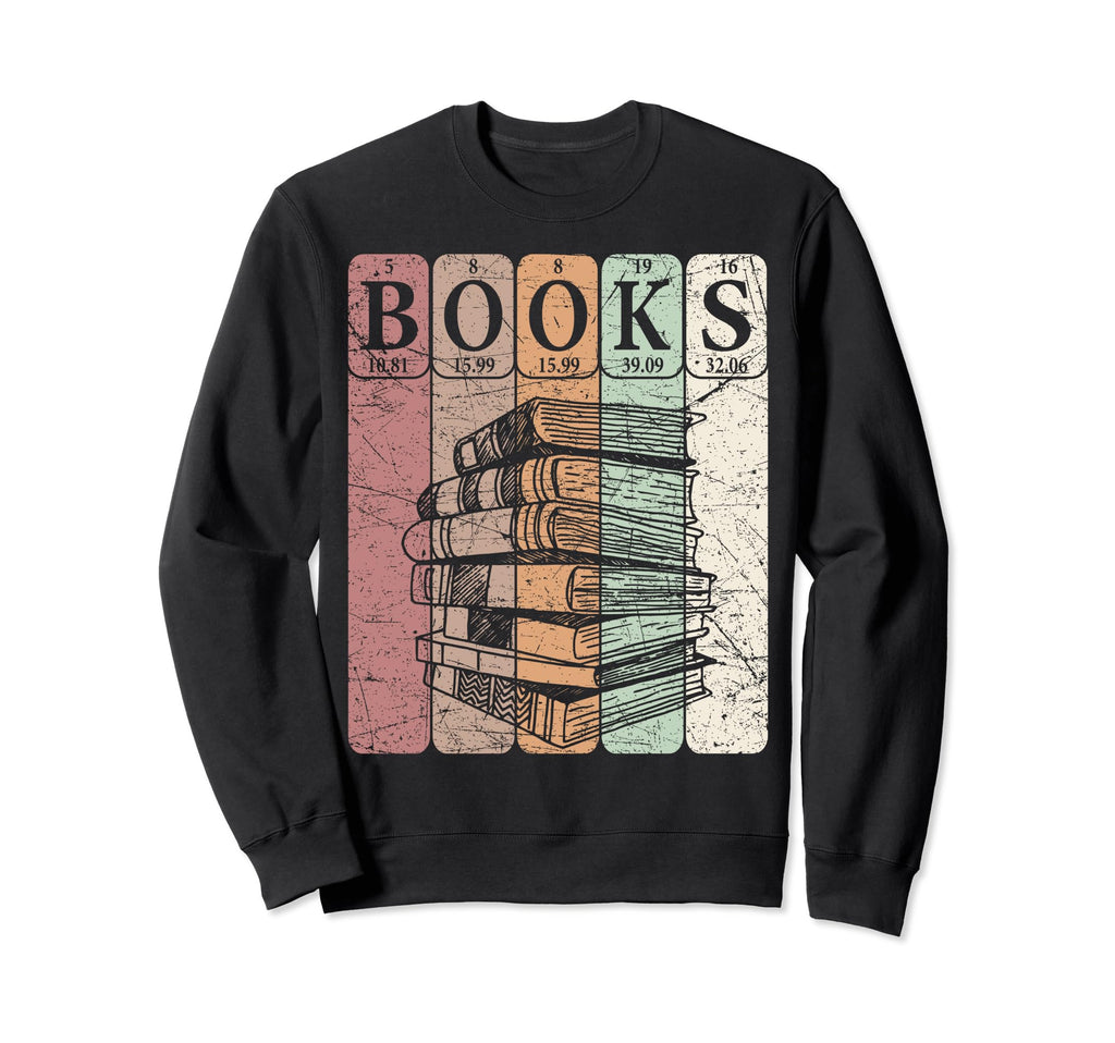 Book Reader Periodic Table Elements Sweatshirt - Custom Art Print Unisex - T-Shirt, Sweatshirt, Hoodie