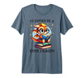 Id Rather Be Book Dragon Reading T-Shirt - Casual Everyday Wear Unisex - T-Shirt, Sweatshirt, Hoodie