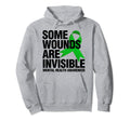 Some Wounds Are Invisible Mental Health Hoodie - Streetwear Style Unisex - T-Shirt, Sweatshirt, Hoodie