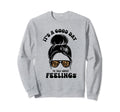 Groovy Good Day To Talk About Sweatshirt - Minimalist Print for Adults - T-Shirt, Sweatshirt, Hoodie