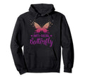Anti Social Butterfly Unique Asocial Hoodie - Fun Novelty Design Unisex - T-Shirt, Sweatshirt, Hoodie