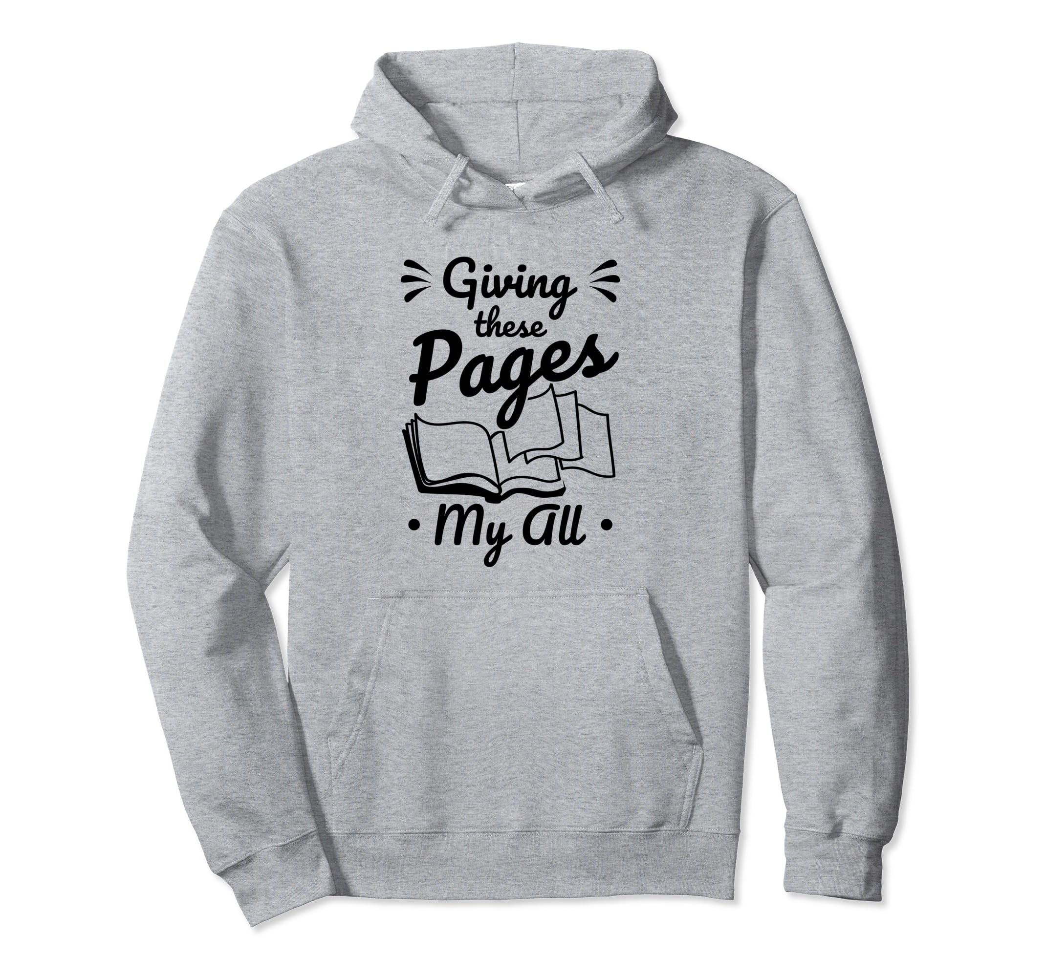Book Worm Reading Enthusiast Hoodie - Minimalist Print Unisex - T-Shirt, Sweatshirt, Hoodie