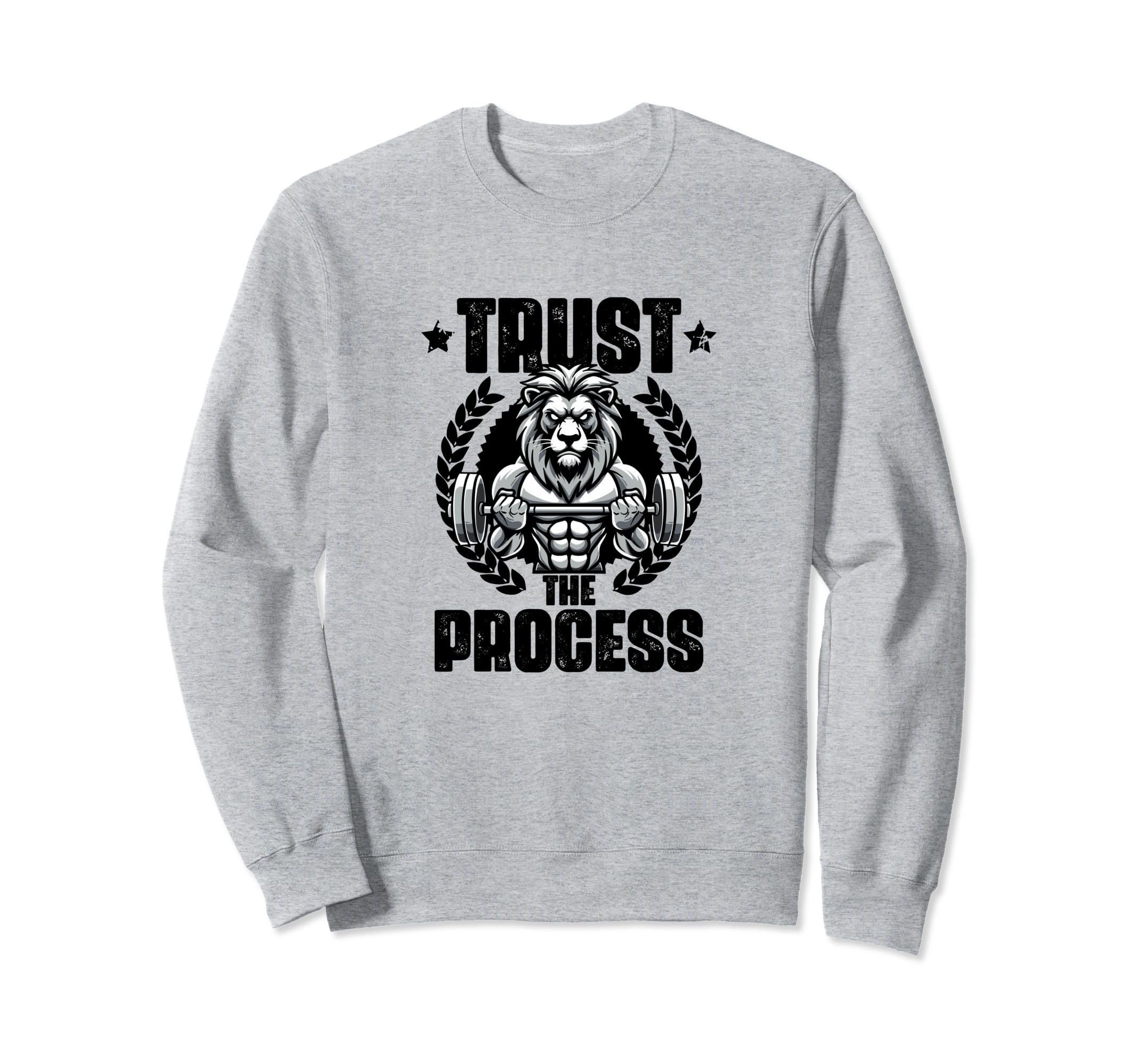 Trust Process Weightlift Workouts Sweatshirt - Novelty Apparel for Adults - T-Shirt, Sweatshirt, Hoodie