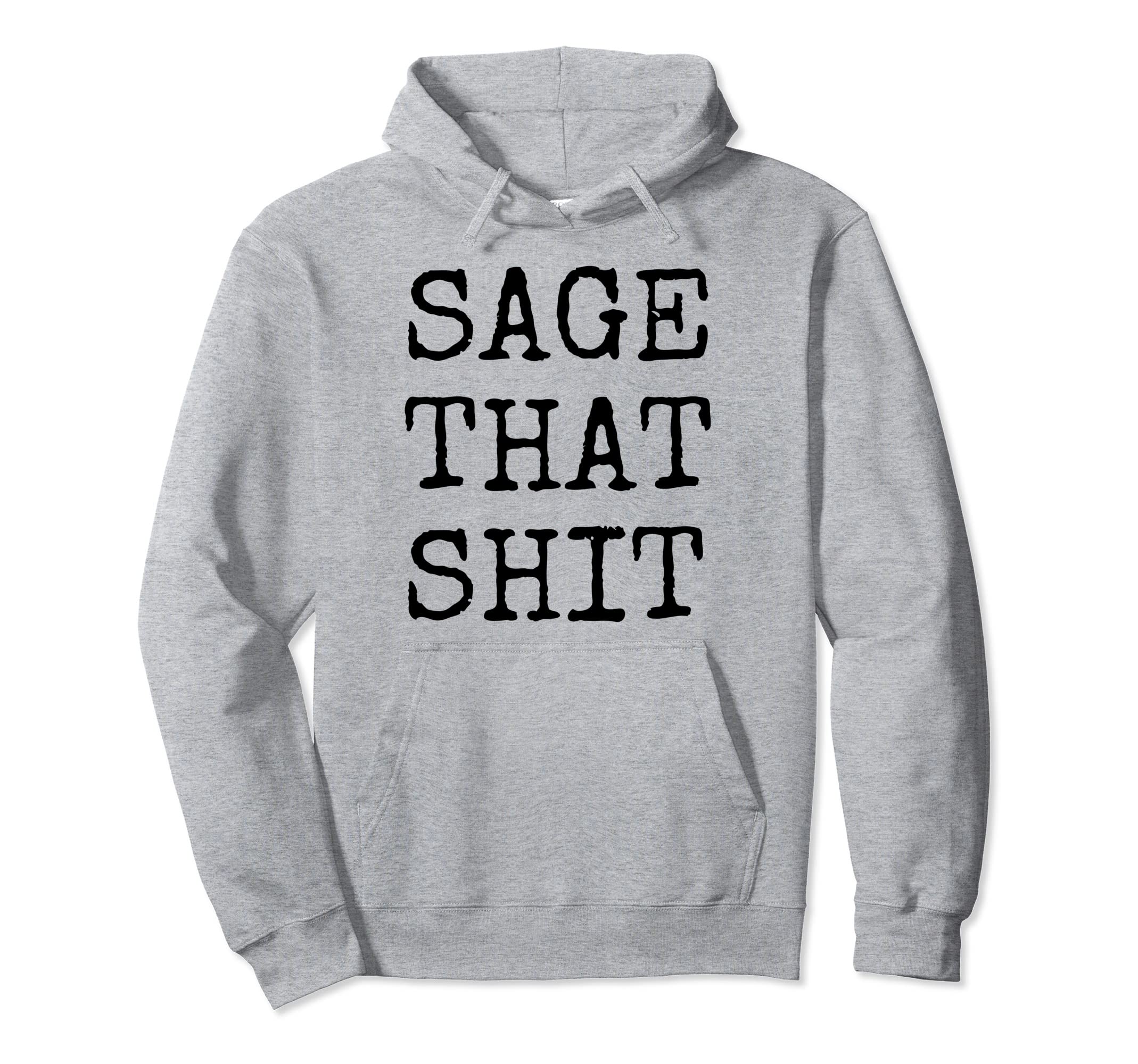 Funny Spiritual Sage Witch Crystals Hoodie - Custom Art Print Men Women - T-Shirt, Sweatshirt, Hoodie