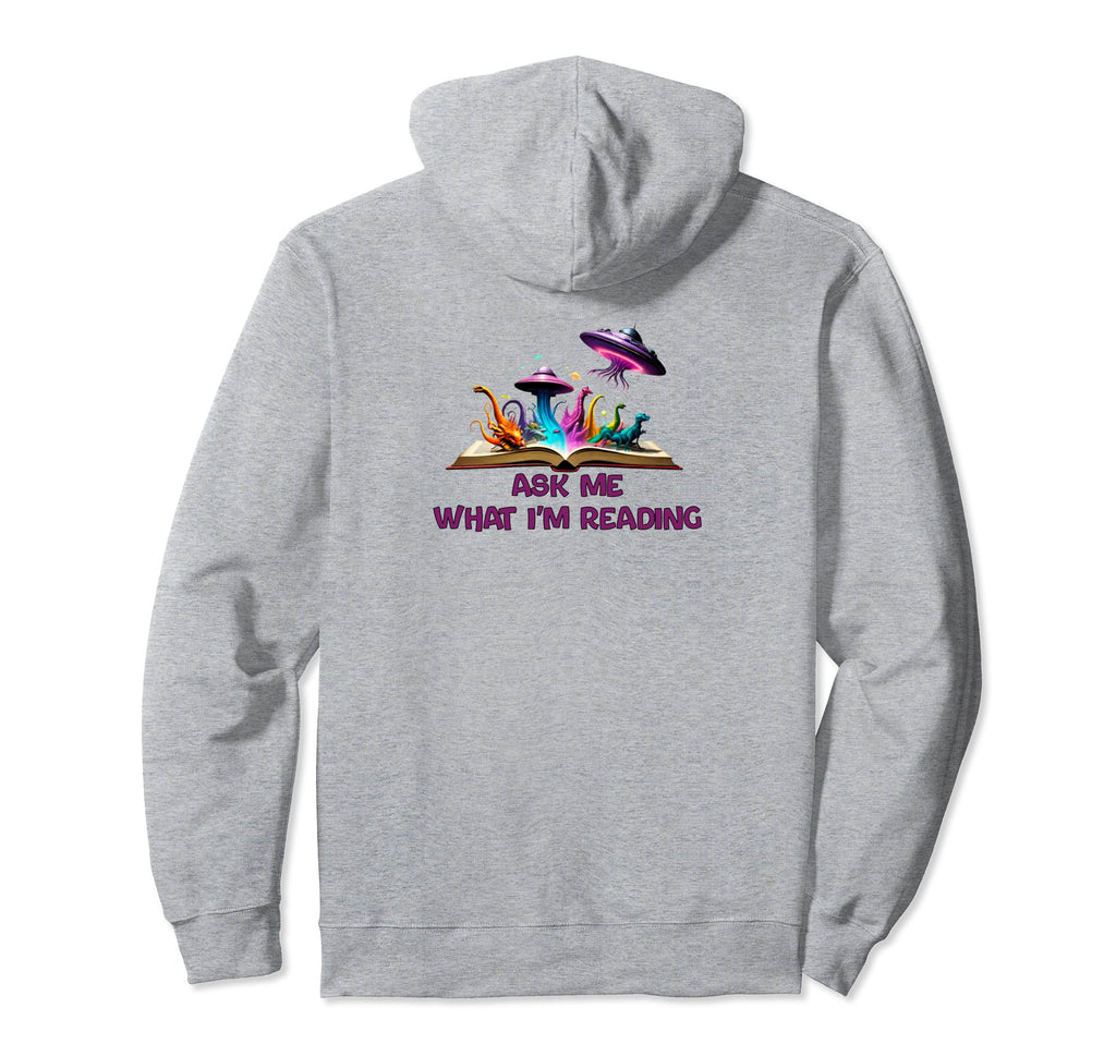 Ask Me What Im Reading Book Worm Hoodie - Streetwear Style Men Women - T-Shirt, Sweatshirt, Hoodie