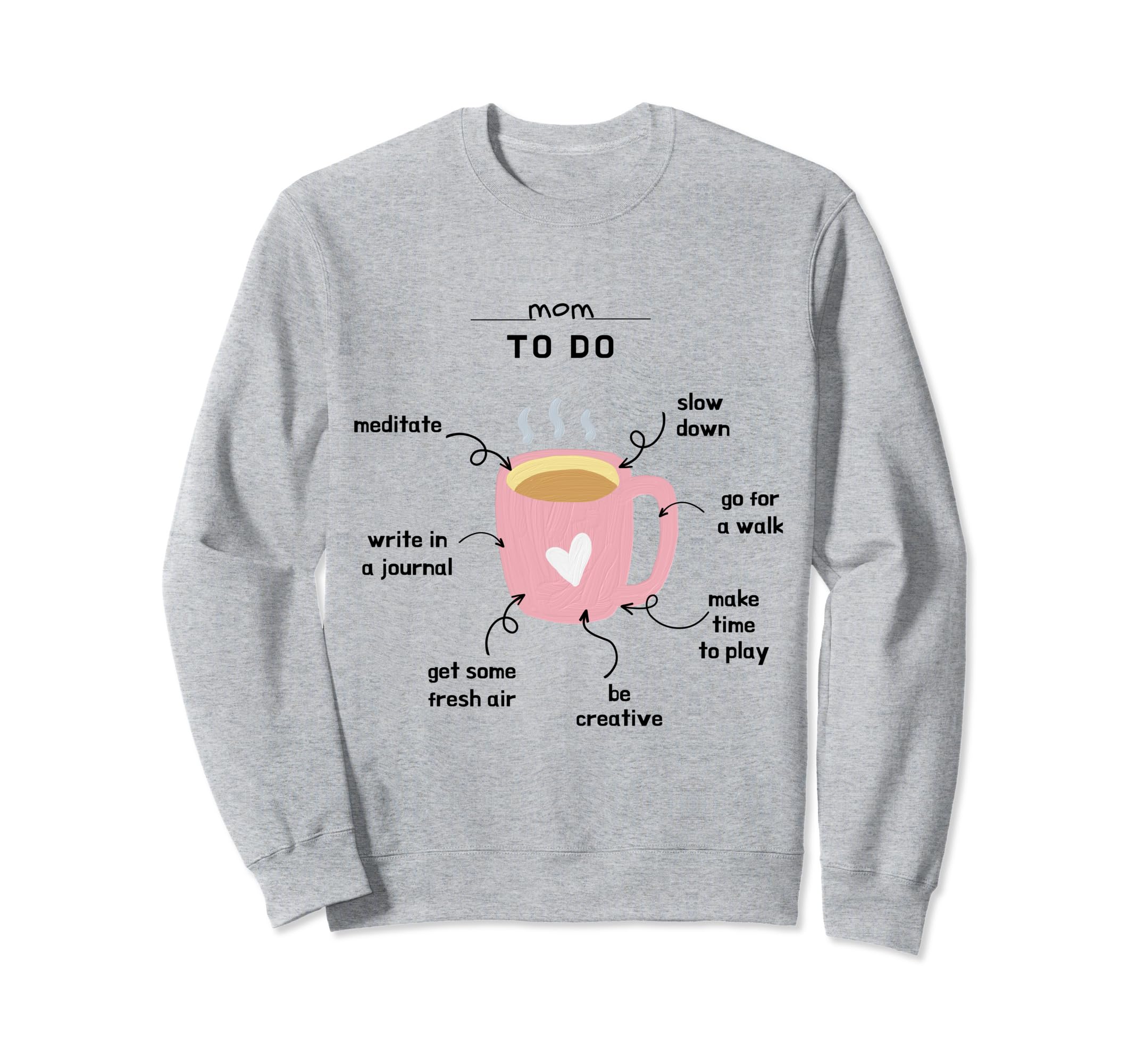 Coffee Lover Gifts Unique New Mom Sweatshirt - Minimalist Print for Adults - T-Shirt, Sweatshirt, Hoodie