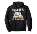 Reading Is Ticket To Adventure Hoodie - Minimalist Print Men Women - T-Shirt, Sweatshirt, Hoodie