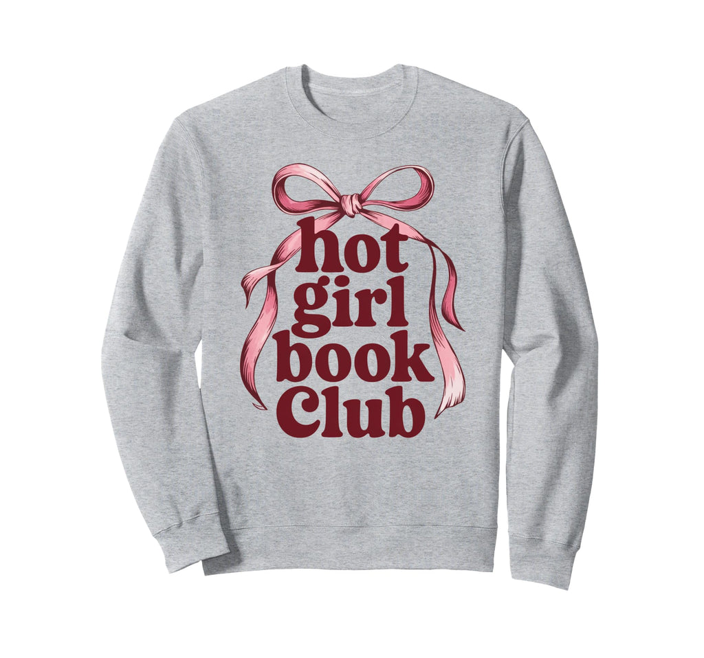 Hot Book Club Ribbon Sweatshirt - Graphic Print Men Women - T-Shirt, Sweatshirt, Hoodie