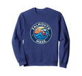 Falmouth Massachusetts Ma Nautical Sweatshirt - Minimalist Print Unisex - T-Shirt, Sweatshirt, Hoodie