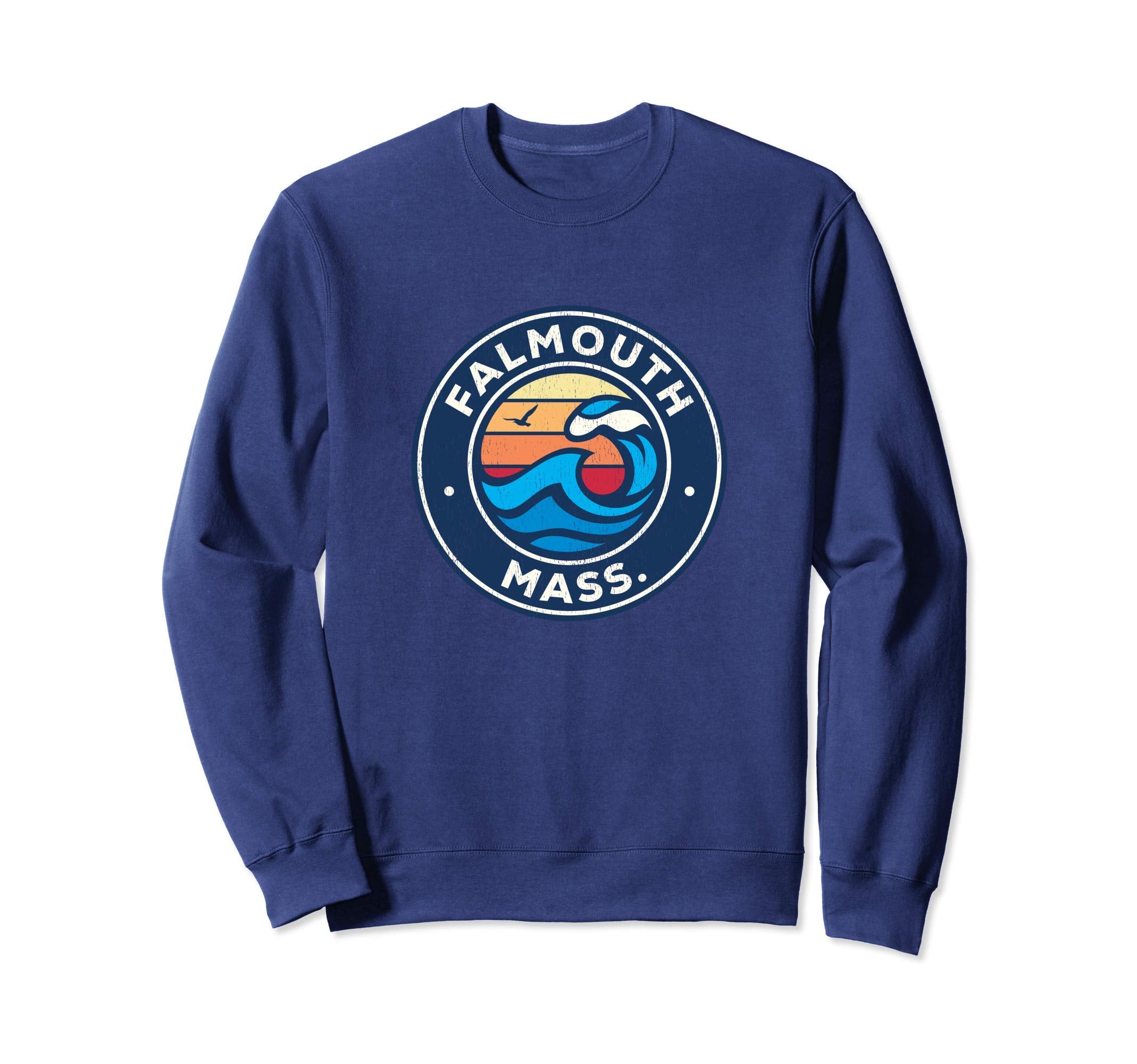 Falmouth Massachusetts Ma Nautical Sweatshirt - Minimalist Print Unisex - T-Shirt, Sweatshirt, Hoodie