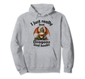 I Just Really Love Dragons And Books Hoodie - Trendy Graphic Men Women - T-Shirt, Sweatshirt, Hoodie