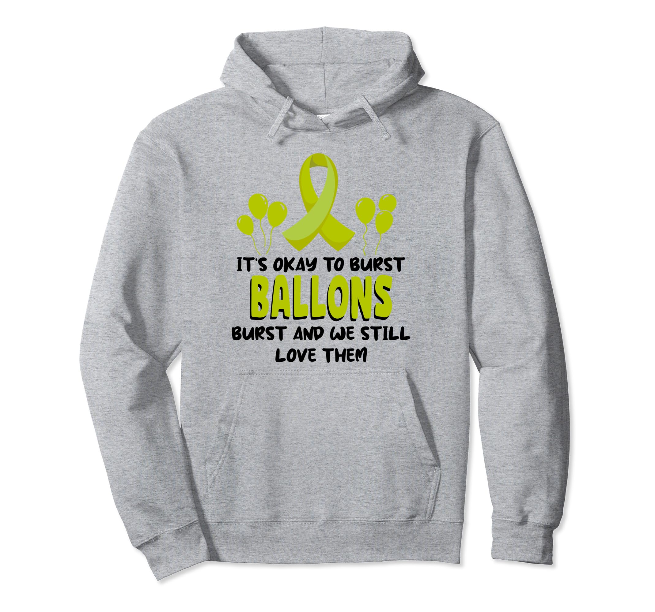 Balloons Burst Depression Mental Health Hoodie - Aesthetic Graphic Unisex - T-Shirt, Sweatshirt, Hoodie