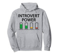 Funny Anti Social Anxiety Introvert Funny Hoodie - Novelty Apparel Unisex - T-Shirt, Sweatshirt, Hoodie