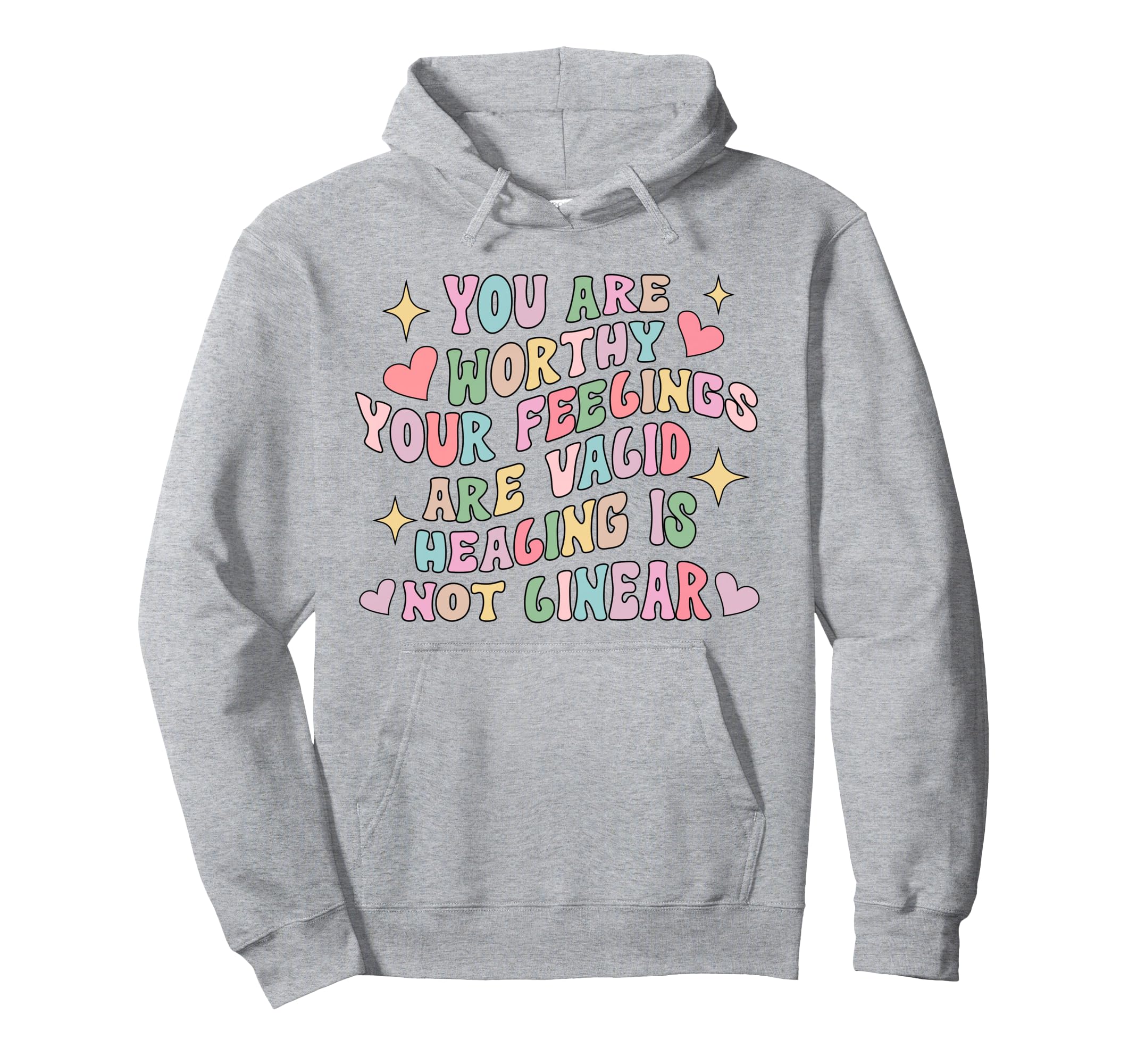 Mental Health Awareness Groovy Mental Hoodie - Novelty Apparel Men Women - T-Shirt, Sweatshirt, Hoodie