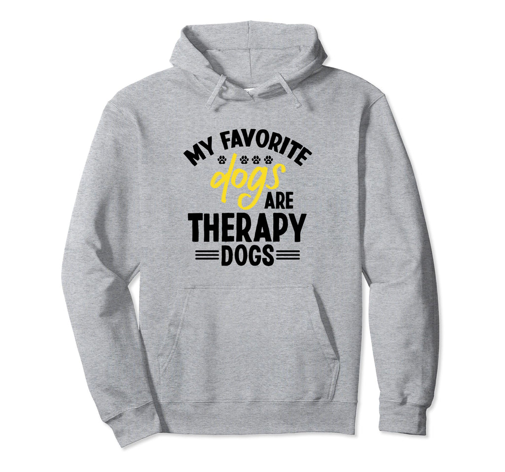 Therapy Dog Team Therapy Dog Mom Dad Hoodie - Novelty Apparel for Adults - T-Shirt, Sweatshirt, Hoodie