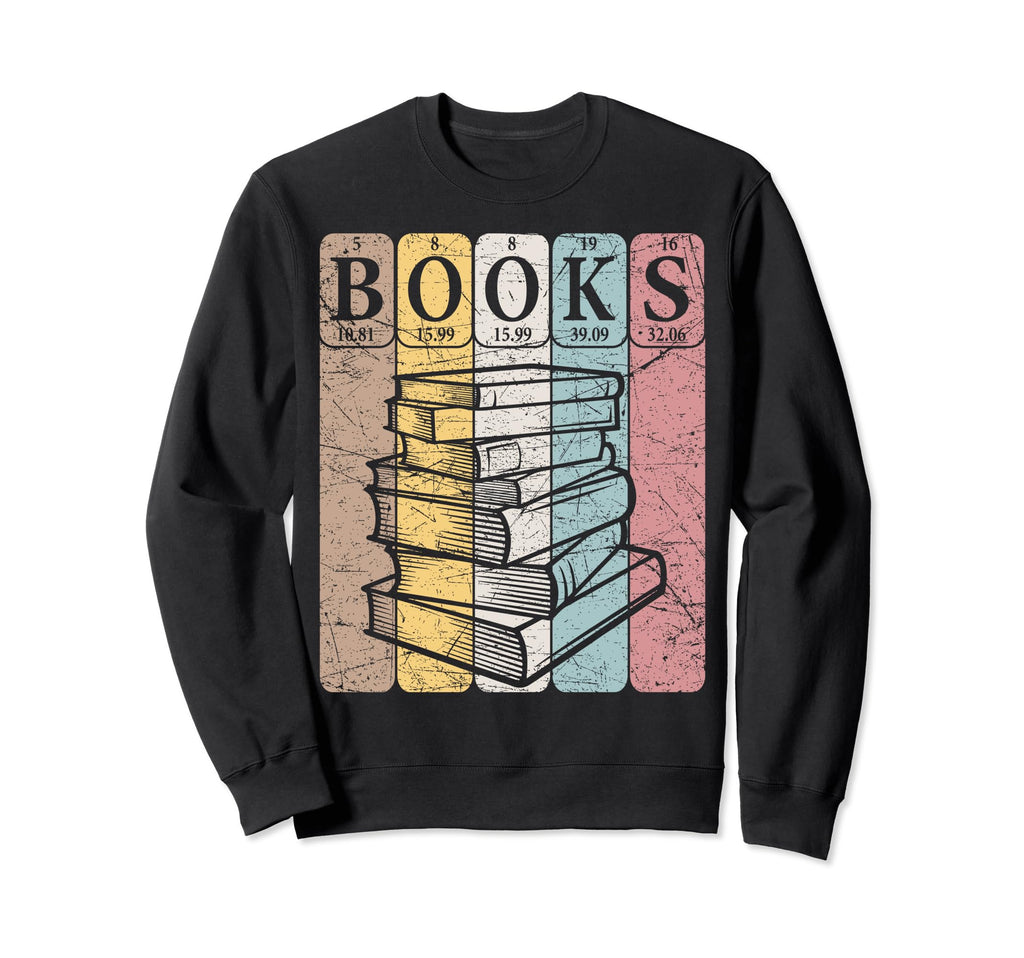 Book Reader Periodic Table Sweatshirt - Minimalist Print Men Women - T-Shirt, Sweatshirt, Hoodie