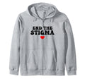 Health Awareness End Stigma T-Shirt - Graphic Print Unisex - T-Shirt, Sweatshirt, Hoodie