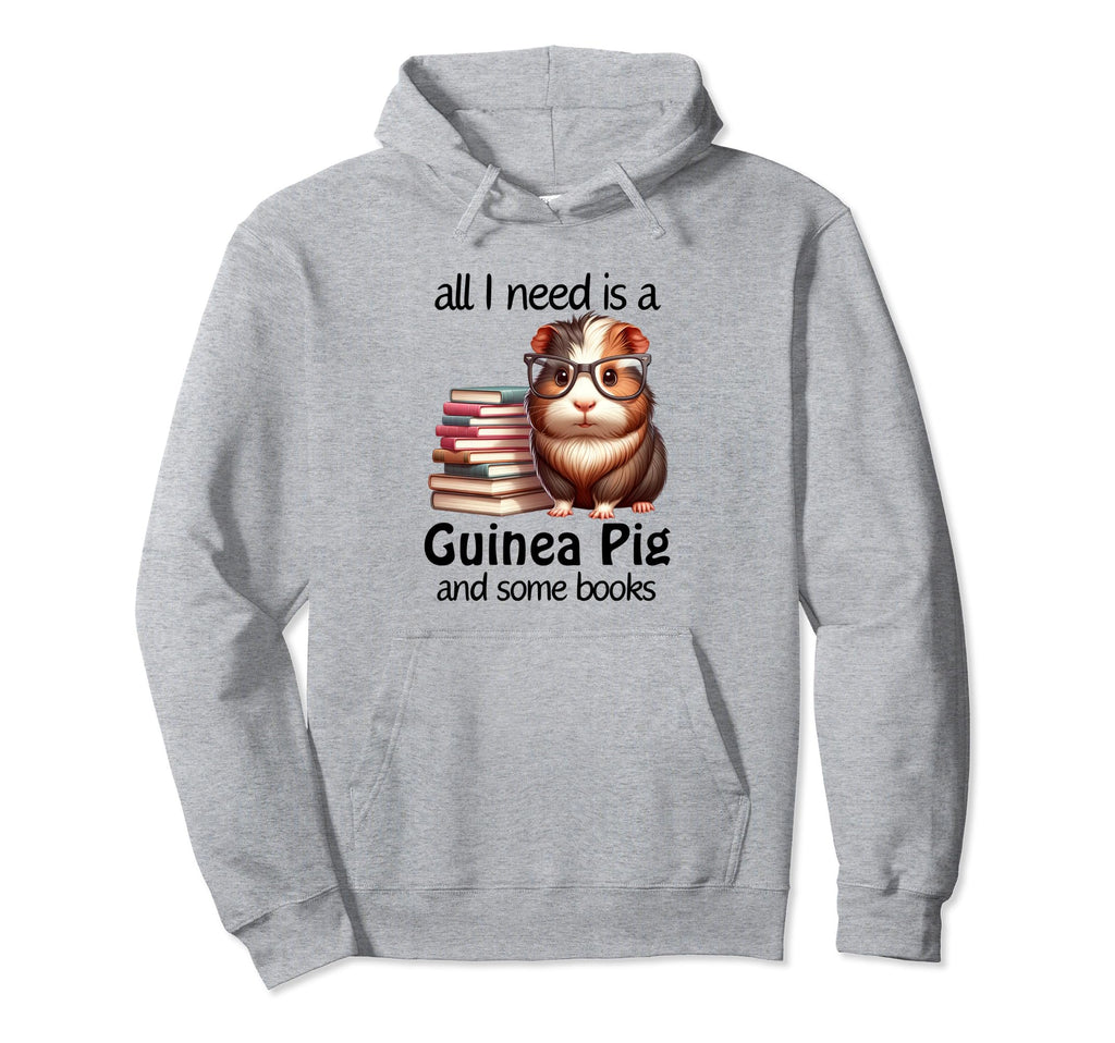 Guinea Pig Books Bookworm Hoodie - Casual Everyday Wear Men Women - T-Shirt, Sweatshirt, Hoodie