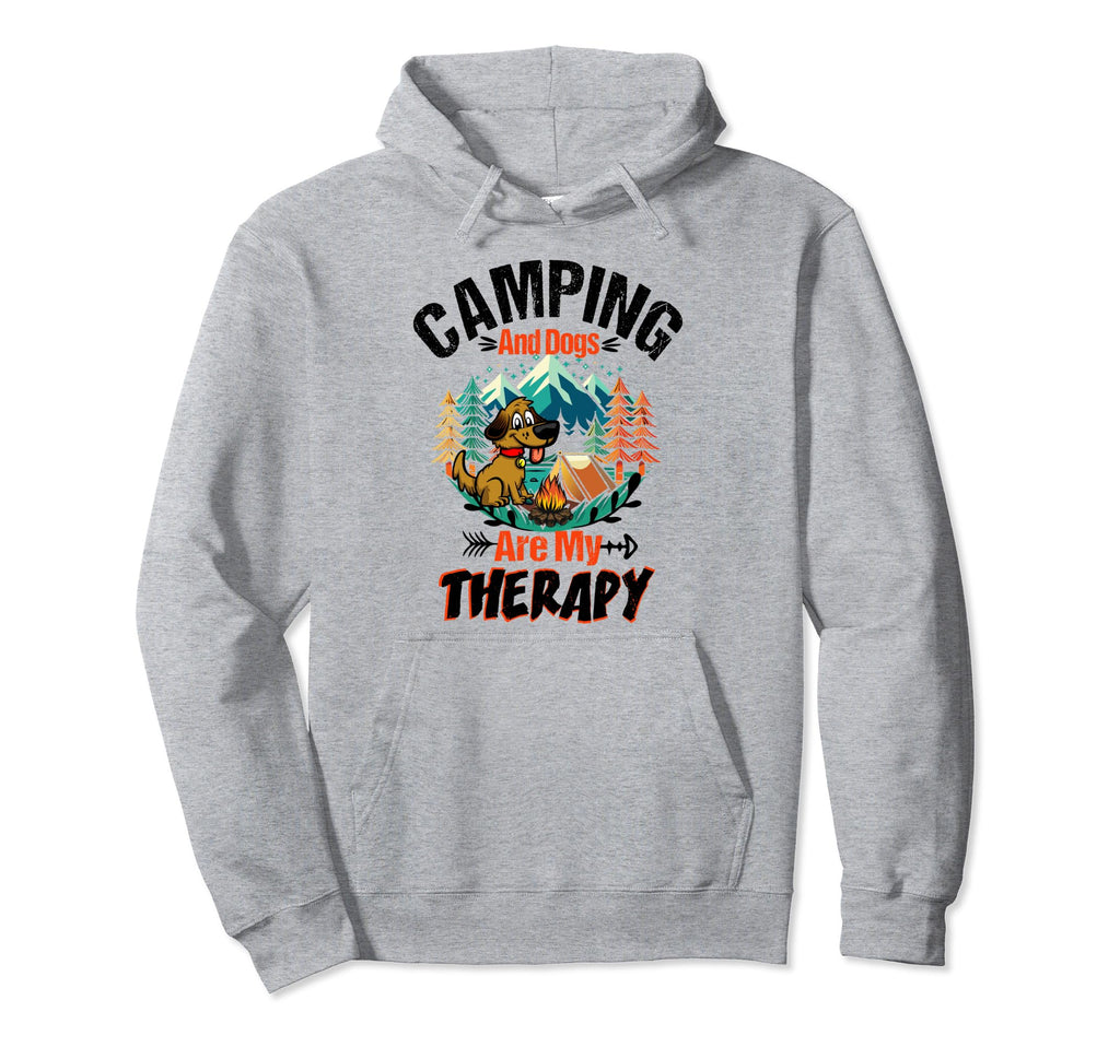 Mountain Funny Camping And Dog Are My Hoodie - Custom Art Print Unisex - T-Shirt, Sweatshirt, Hoodie