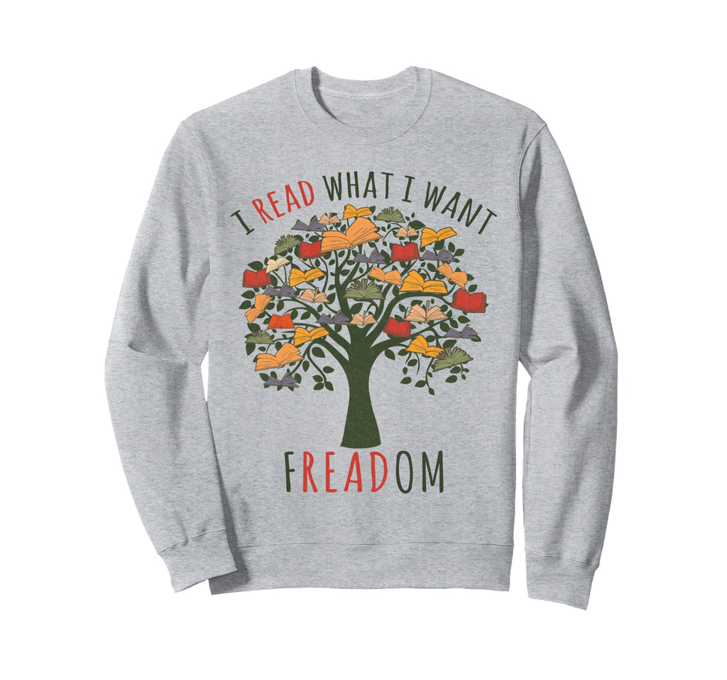 I Read What I Want Banned Books Sweatshirt - Custom Art Print for Adults - T-Shirt, Sweatshirt, Hoodie