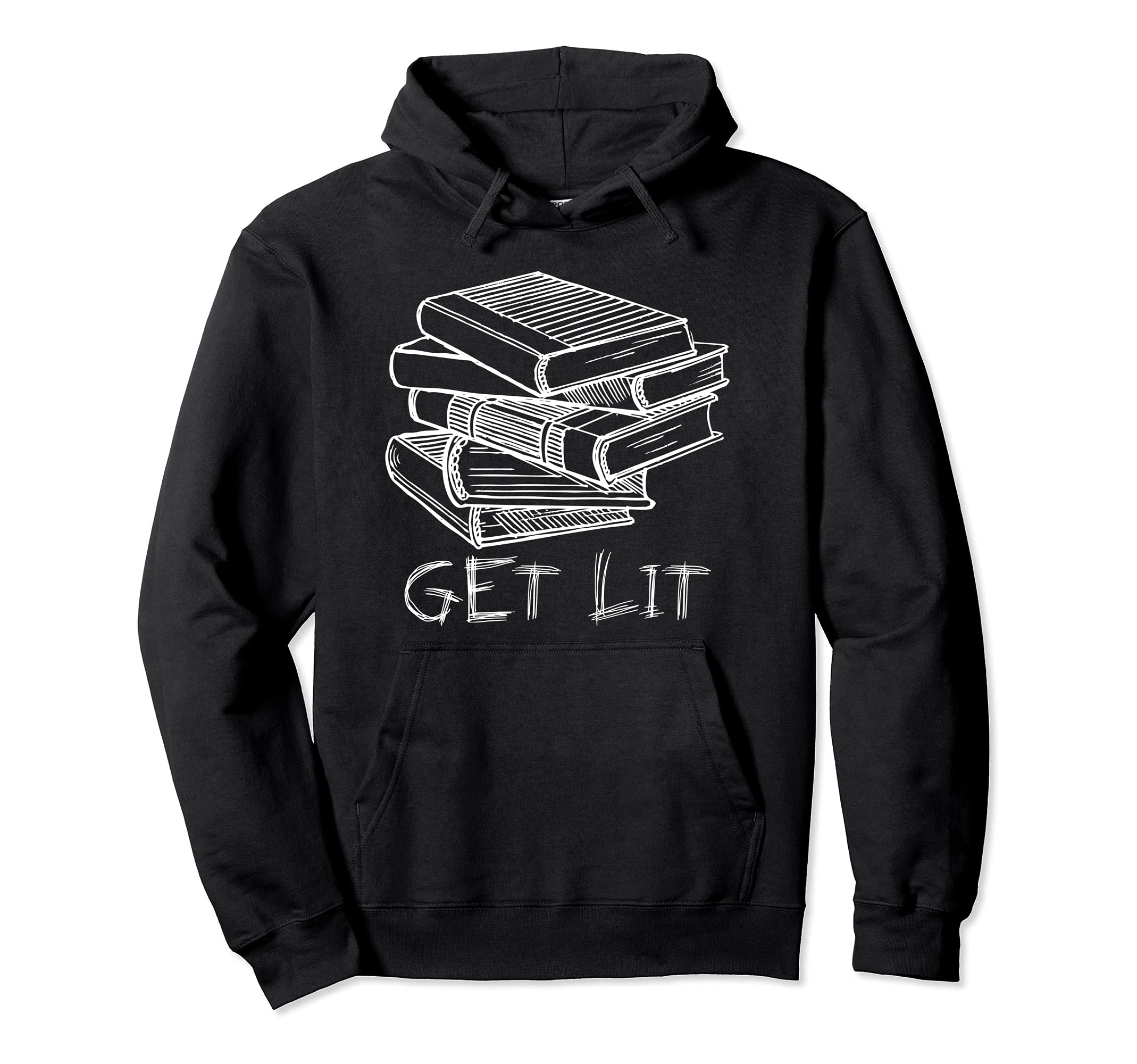 Get Books Lit Reading Book Reader Hoodie - Aesthetic Graphic Unisex - T-Shirt, Sweatshirt, Hoodie