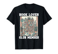 Book Lover Club Member Bookworm Shelf T-Shirt - Graphic Print Men Women - T-Shirt, Sweatshirt, Hoodie