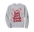 Hot Book Club Elegant Ribbon Sweatshirt - Casual Everyday Wear Men Women - T-Shirt, Sweatshirt, Hoodie