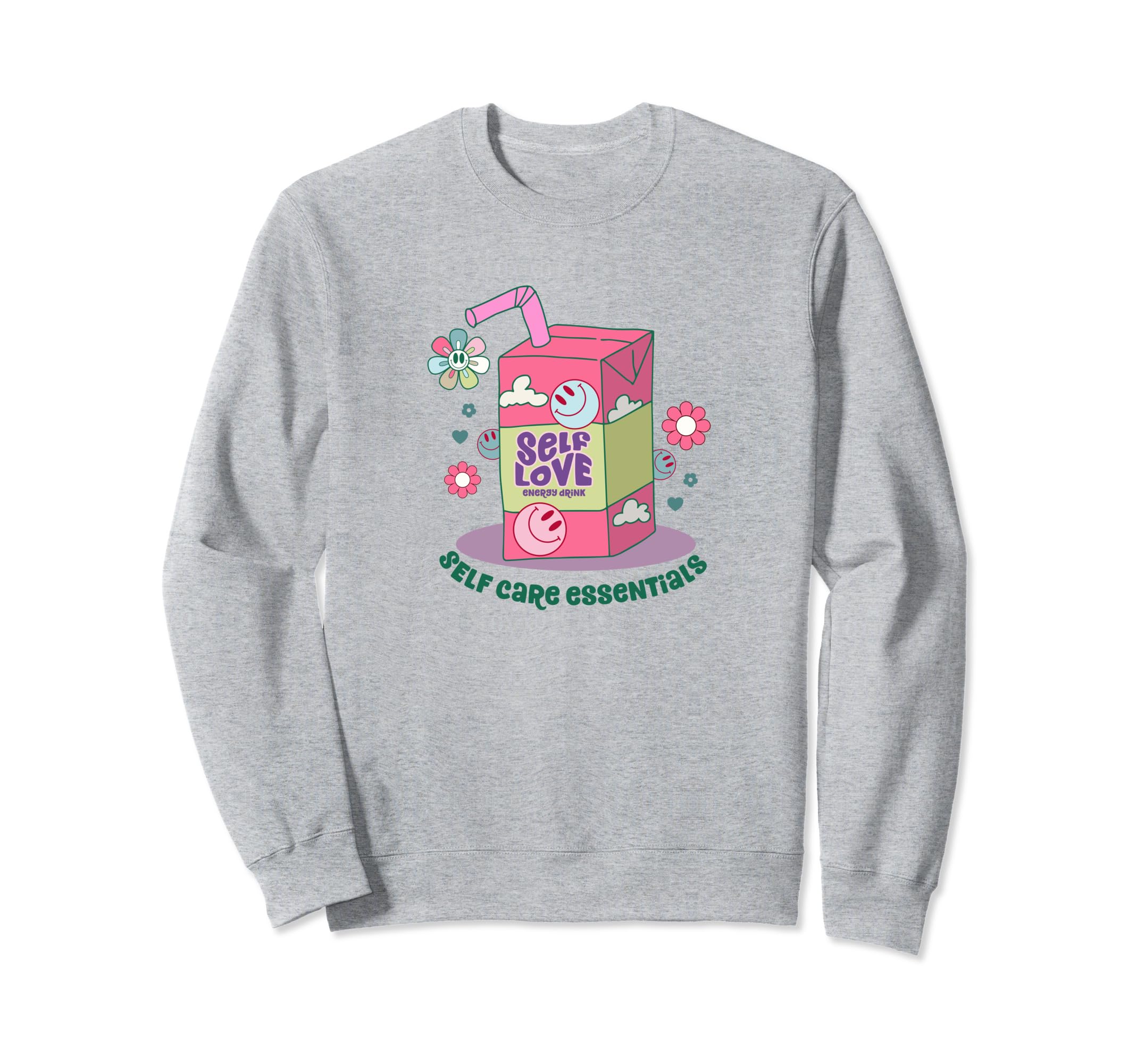 Self Care Essentials Self Love Sweatshirt - Custom Art Print Men Women - T-Shirt, Sweatshirt, Hoodie