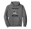 Eds Awareness Chronic Pain Handle Hoodie - Minimalist Print for Adults - T-Shirt, Sweatshirt, Hoodie