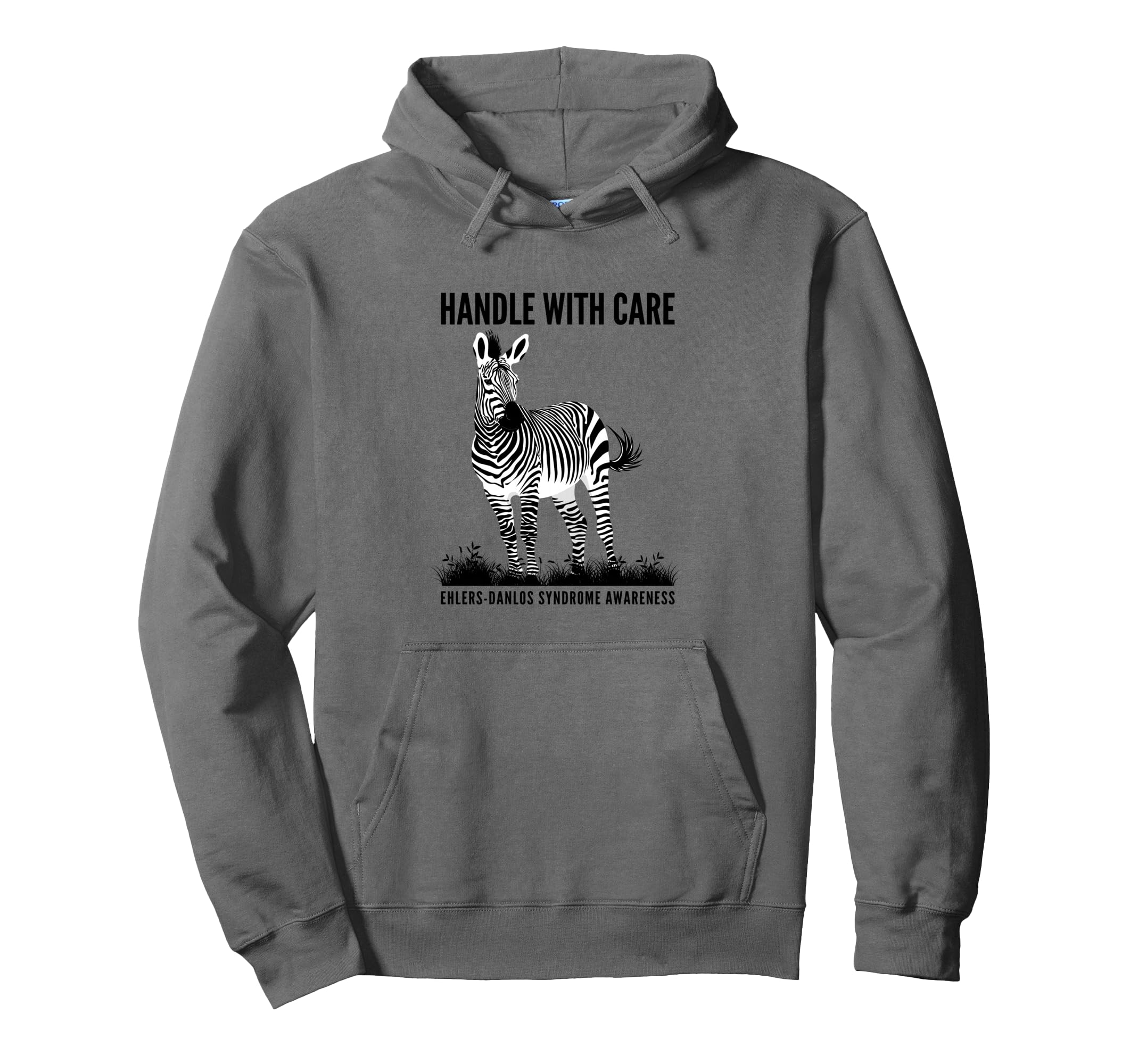 Eds Awareness Chronic Pain Handle Hoodie - Minimalist Print for Adults - T-Shirt, Sweatshirt, Hoodie