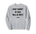 Sappho What Cannot Be Said Sweatshirt - Casual Everyday Wear Unisex - T-Shirt, Sweatshirt, Hoodie