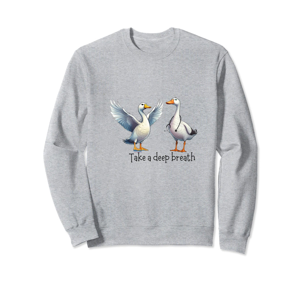 Silly Goose Nurse Goose Sweatshirt - Custom Art Print for Adults - T-Shirt, Sweatshirt, Hoodie