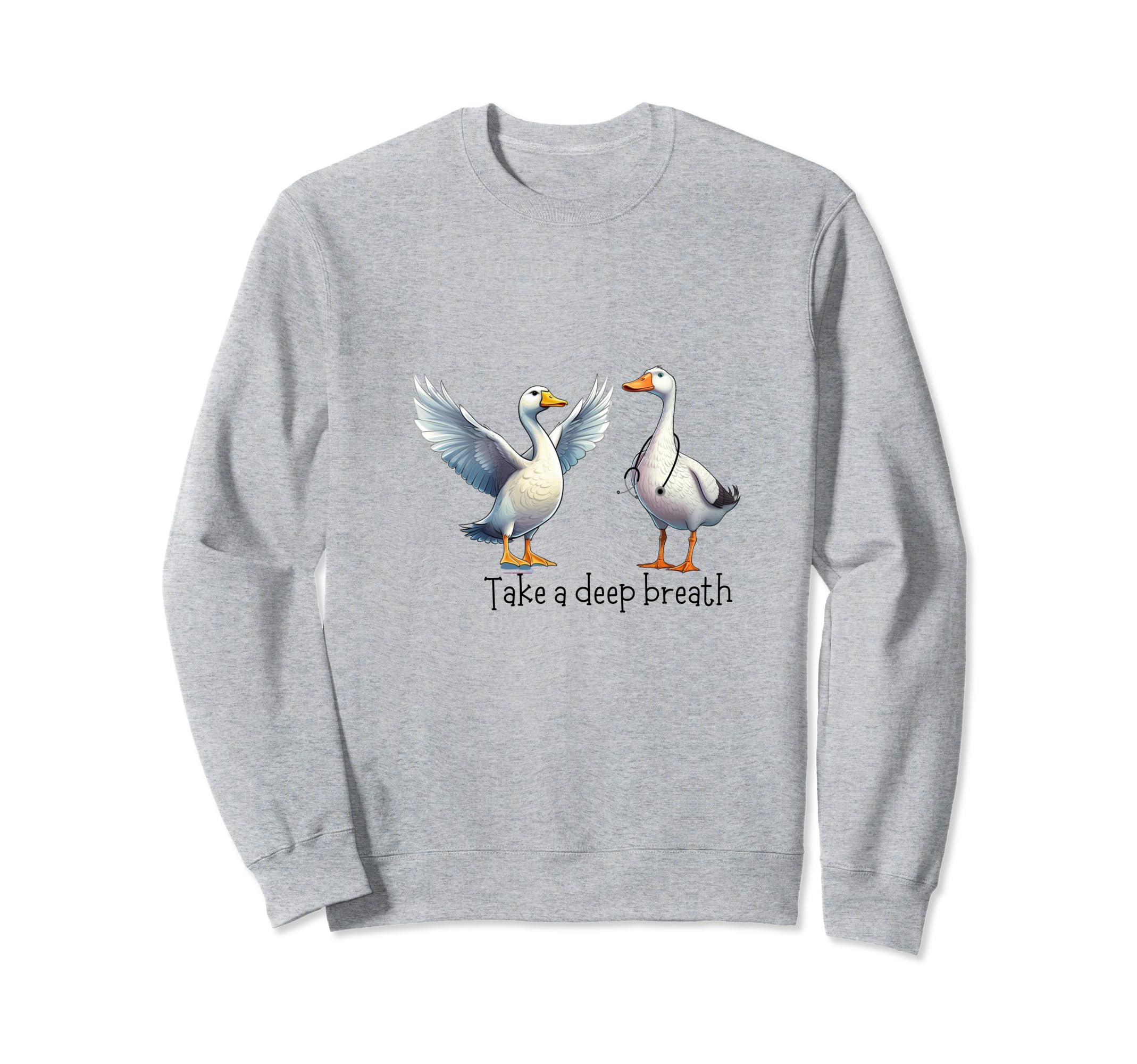 Silly Goose Nurse Goose Sweatshirt - Custom Art Print for Adults - T-Shirt, Sweatshirt, Hoodie
