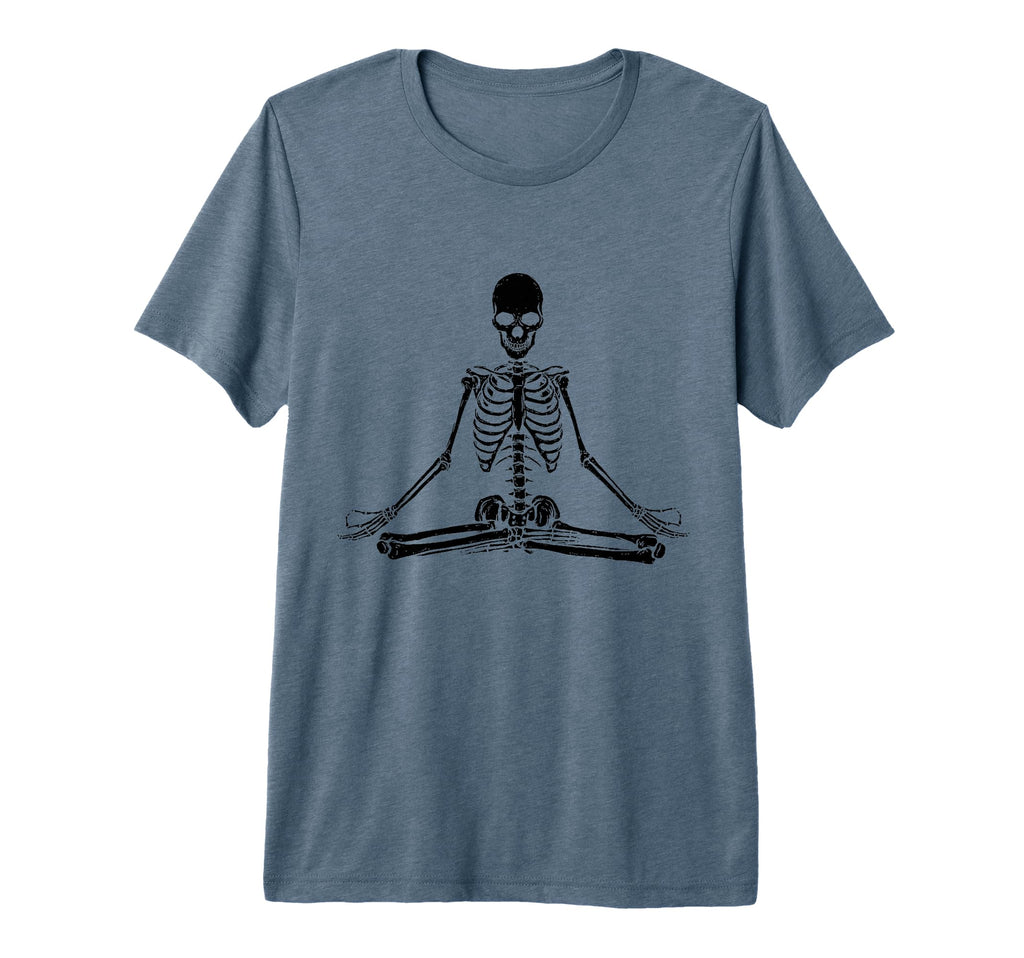 Skeleton Meditation Yoga Zen Spiritual T-Shirt - Unique Graphic for Adults - T-Shirt, Sweatshirt, Hoodie