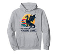 Reading Lover Easily Distracted Hoodie - Custom Art Print Men Women - T-Shirt, Sweatshirt, Hoodie
