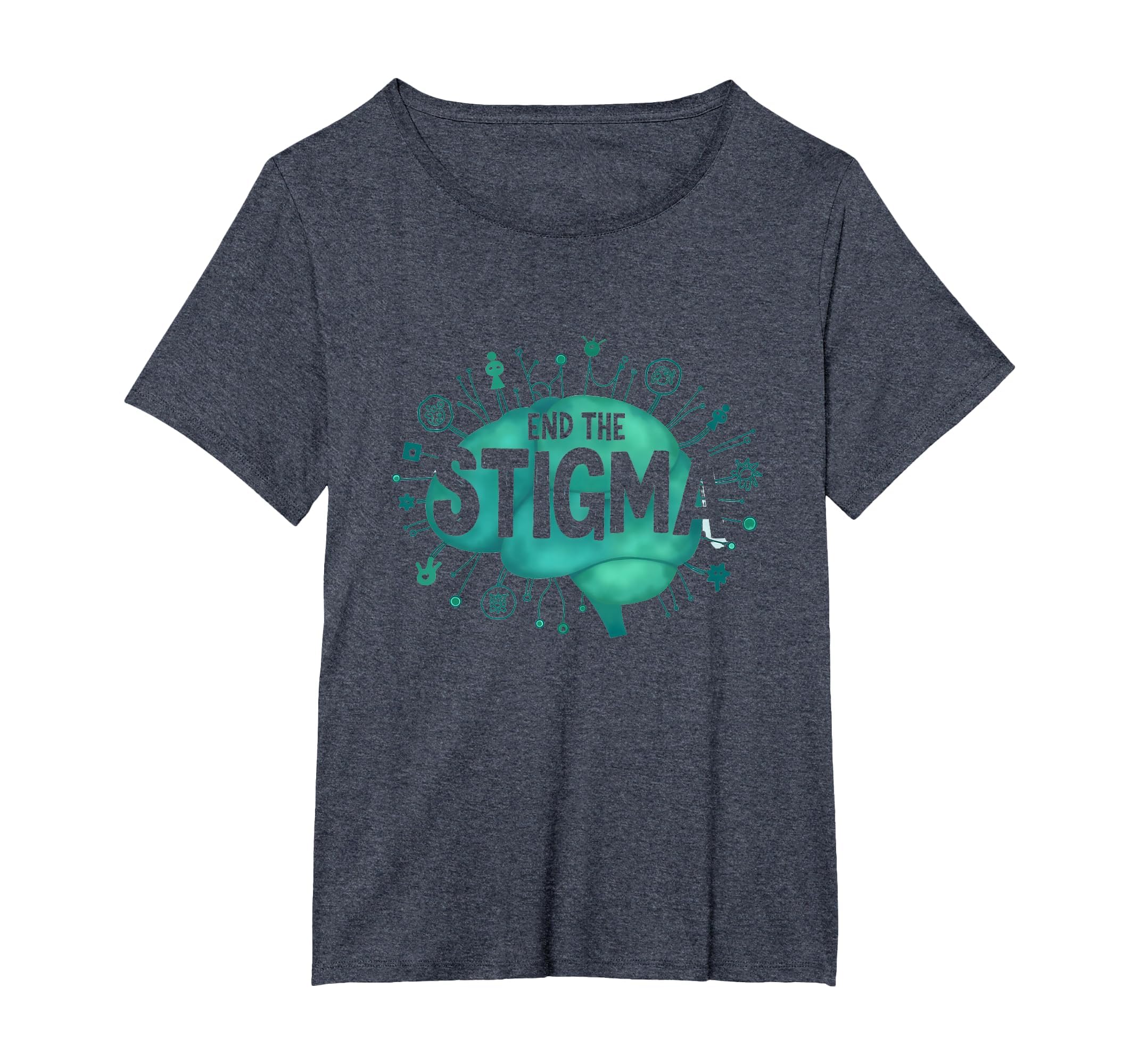 End Stigma Mental Health T-Shirt - Casual Everyday Wear for Adults - T-Shirt, Sweatshirt, Hoodie