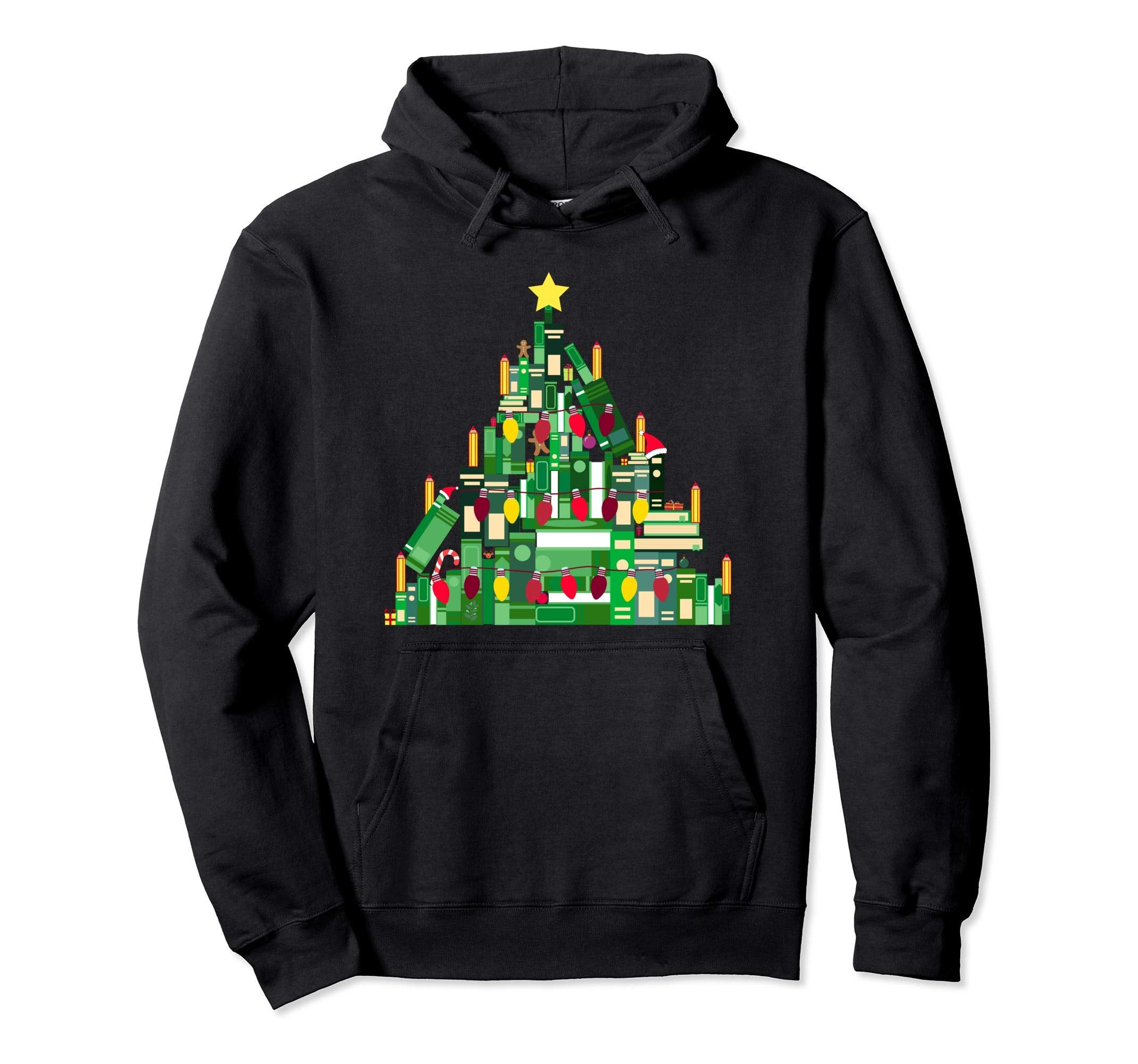 Book Lover Tree Reading Nerd Hoodie - Novelty Apparel for Adults - T-Shirt, Sweatshirt, Hoodie