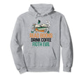 Read Books Drink Coffee Fight Evil Funny Hoodie - Novelty Apparel Unisex - T-Shirt, Sweatshirt, Hoodie