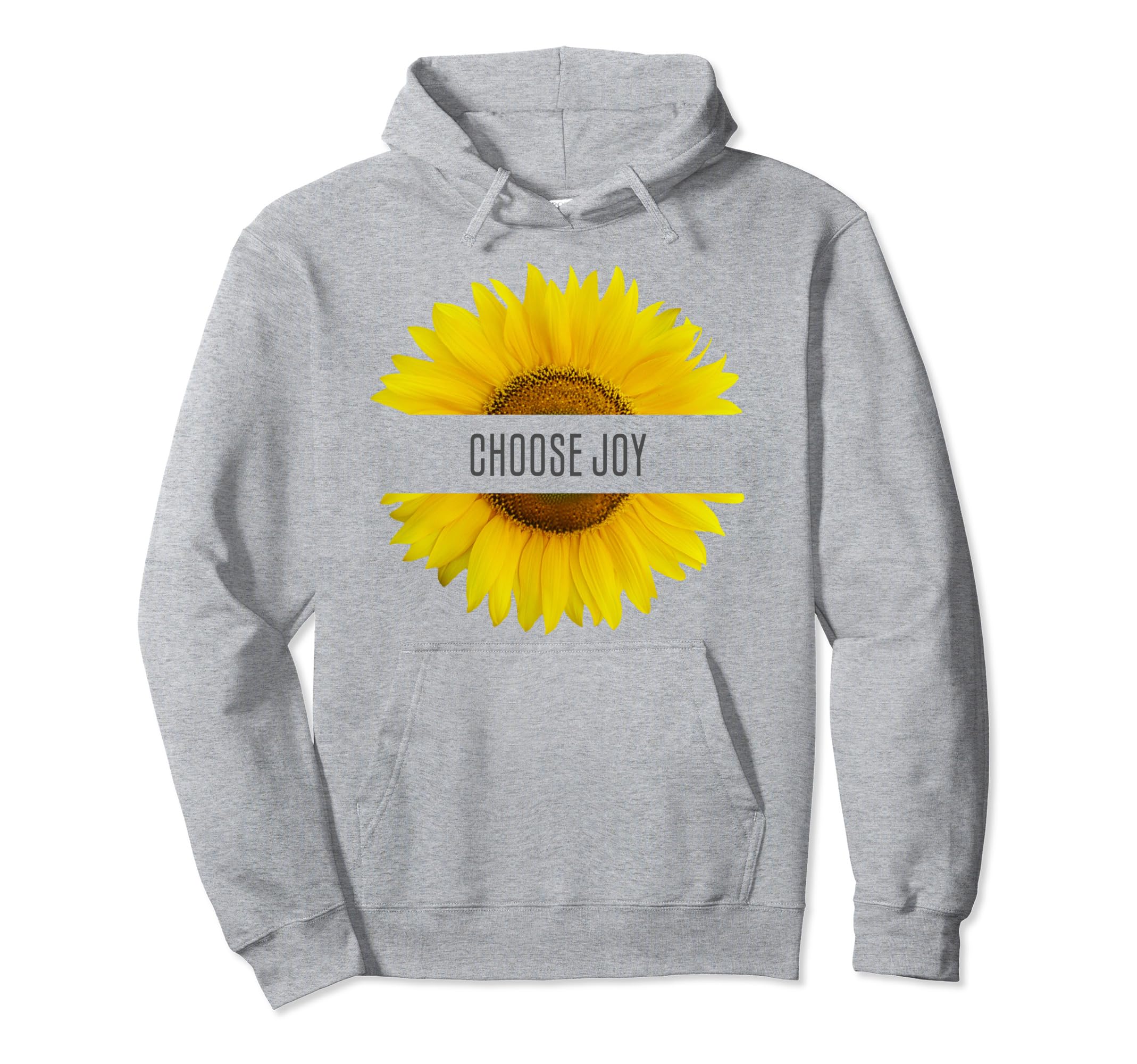 Sunflower T Shirts Sayings Choose Joy Hoodie - Trendy Graphic for Adults - T-Shirt, Sweatshirt, Hoodie