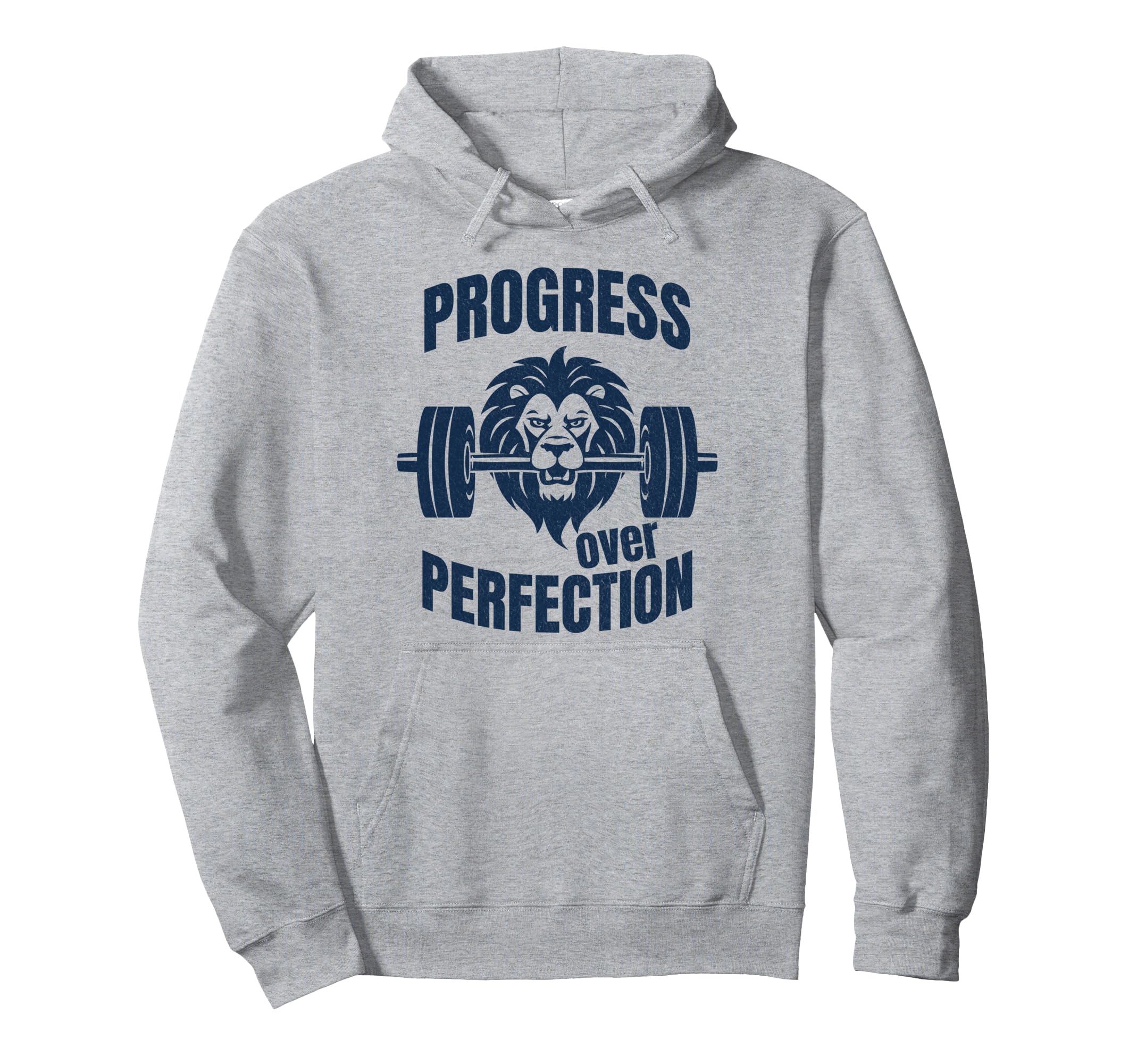 Progress Over Perfection Gym Motivation Hoodie - Custom Art Print Unisex - T-Shirt, Sweatshirt, Hoodie