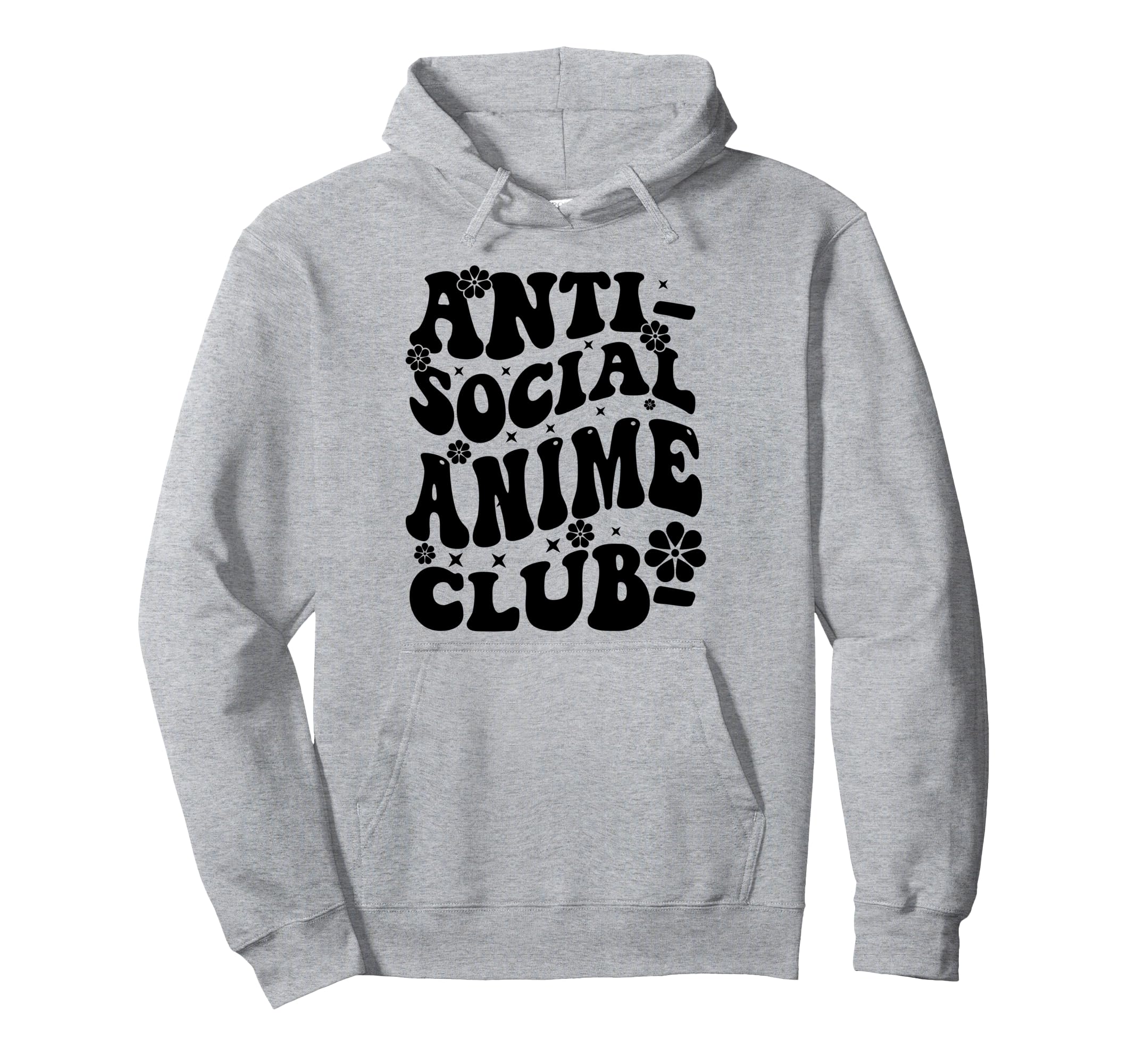 Anti Social Anime Club Anime Kawaii Hoodie - Aesthetic Graphic Men Women - T-Shirt, Sweatshirt, Hoodie