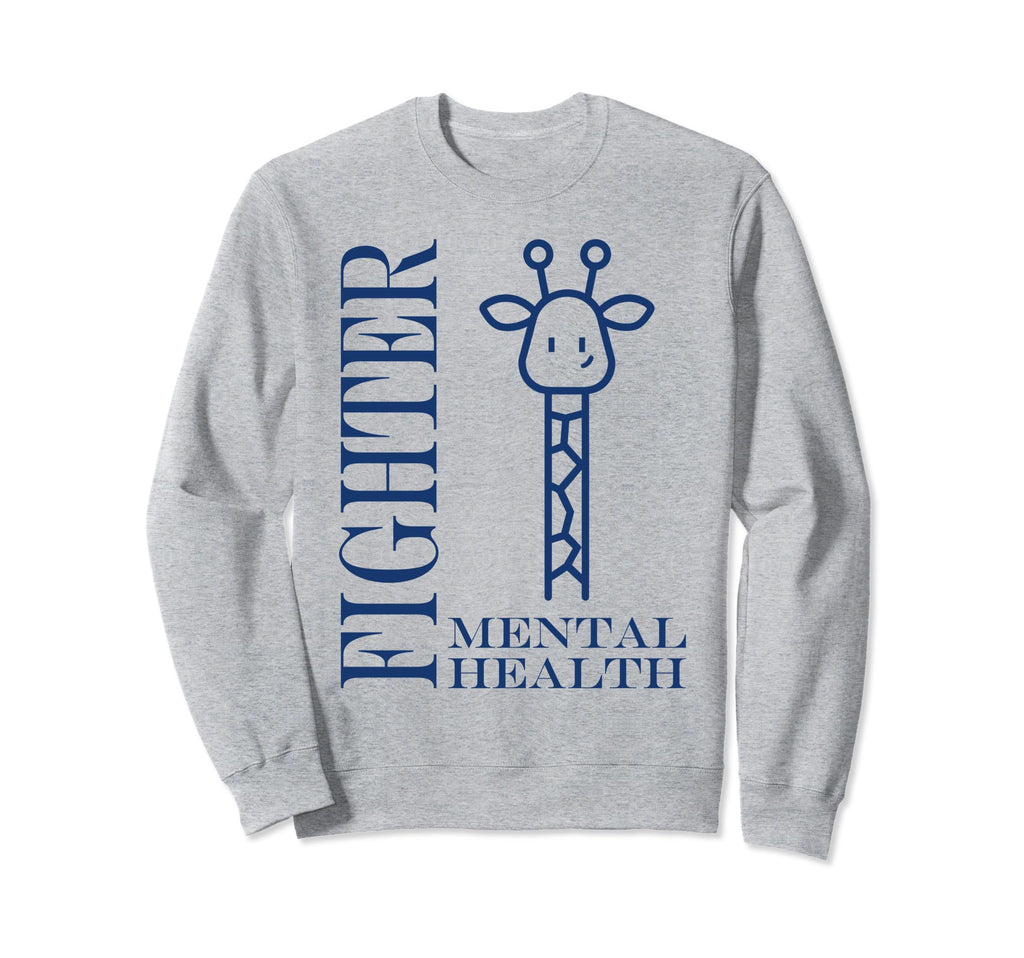 Warrior Brain Illness Animal Sweatshirt - Minimalist Print Men Women - T-Shirt, Sweatshirt, Hoodie